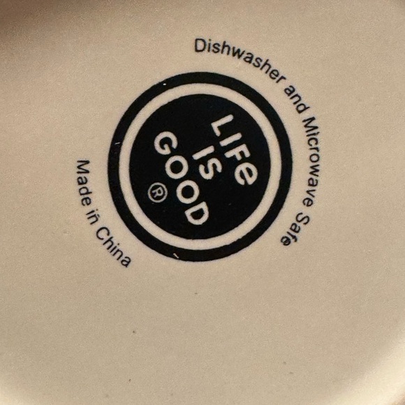 Life Is Good Cream Dachshund Mug - Picture 5 of 5